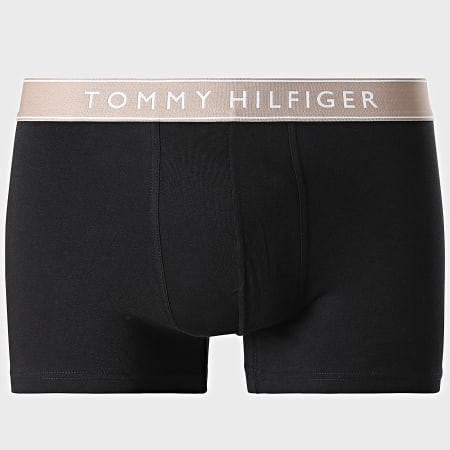 Tommy Hilfiger - Lot De 3 Boxers 3457 Noir Noir Bleu Clair Beige Vert Kaki Clair