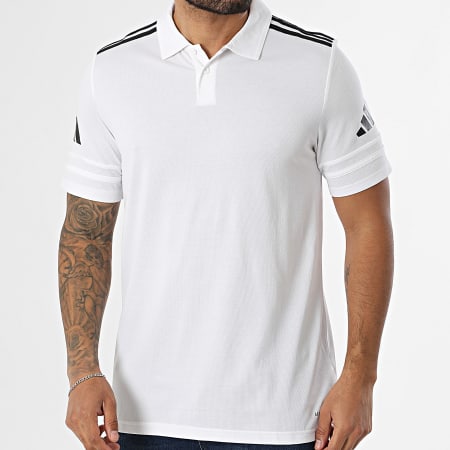 Adidas Sportswear - Polo Manches Courtes SQ25 JY3419 Blanc