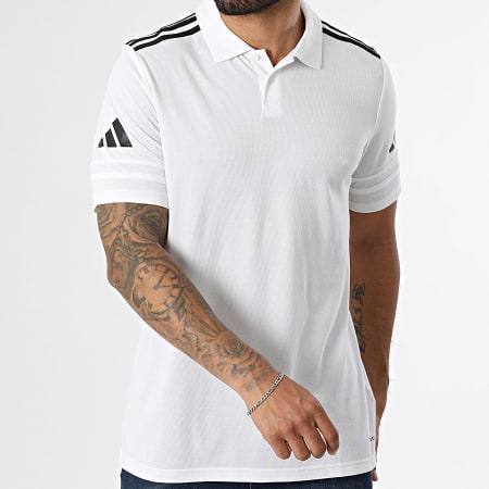 Adidas Sportswear - Polo Manches Courtes SQ25 JY3419 Blanc