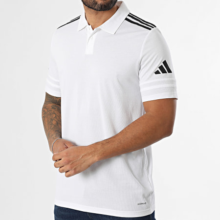 Adidas Sportswear - Polo Manches Courtes SQ25 JY3419 Blanc