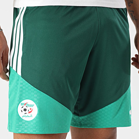 Adidas Sportswear - Short Jogging A Bandes Fédération Algérienne De Football JZ0212 Vert