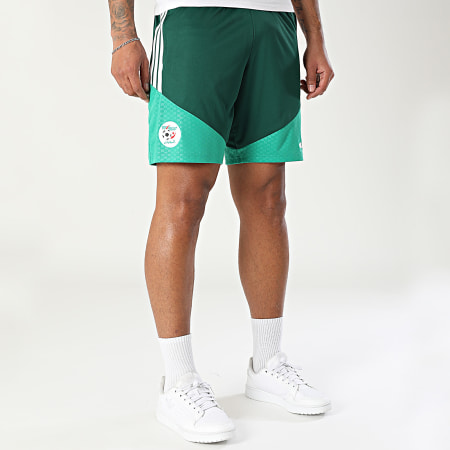 Adidas Sportswear - Short Jogging A Bandes Fédération Algérienne De Football JZ0212 Vert