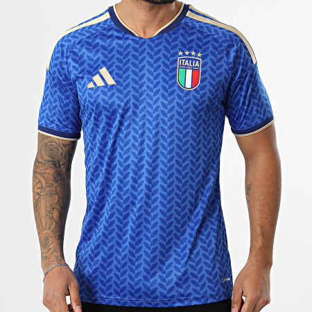 Adidas Sportswear - Maillot De Foot Officiel Itallie Domicile 2026 JL6937 Bleu Roi Doré