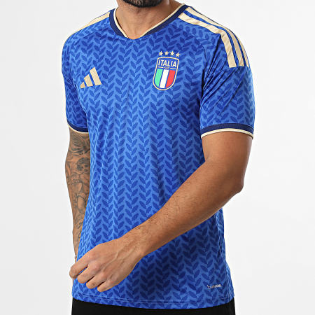 Adidas Sportswear - Maillot De Foot Officiel Itallie Domicile 2026 JL6937 Bleu Roi Doré