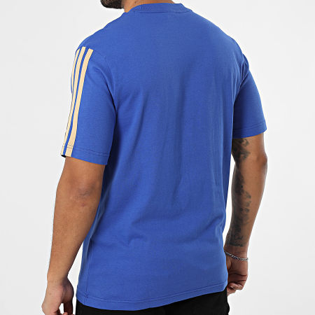 Adidas Sportswear - Tee Shirt 3 Stripes Italie JZ2064 Bleu Roi