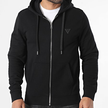 Guess - Sweat Capuche Zippée M6RQ48-KCN01 Noir