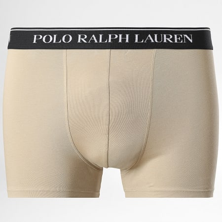 Polo Ralph Lauren - Lot De 3 Boxers Noir Beige Bleu