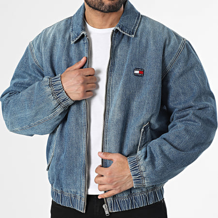 Tommy Jeans - Veste Jean Zippée Essential Padded 2269 Bleu Denim