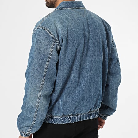 Tommy Jeans - Veste Jean Zippée Essential Padded 2269 Bleu Denim