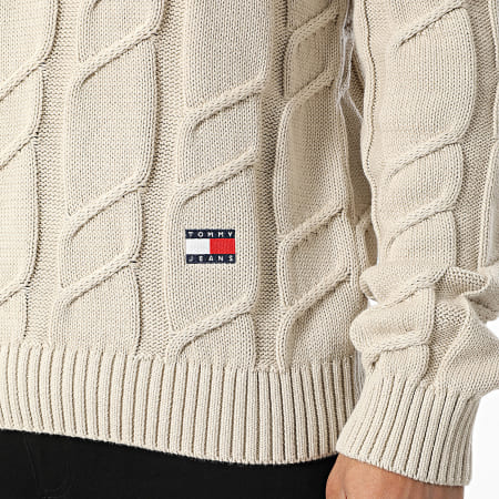 Tommy Jeans - Pull Chunky Cable Knit 2355 Beige