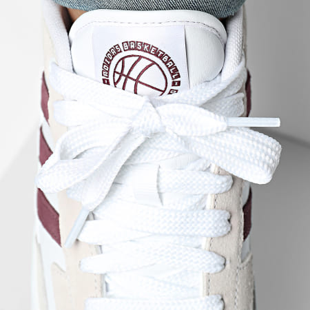 Adidas Sportswear - Baskets Rapid Court Low KI3951 Footwear White Maroon