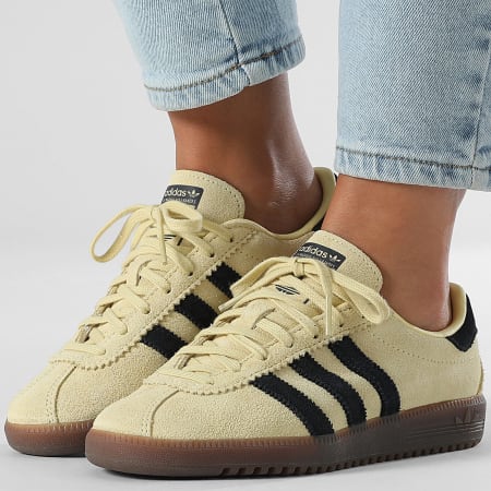Adidas Originals - Zapatillas Mujer Bermuda BRMD JI2659 Amarillo Polvo Negro Central Gris Tres