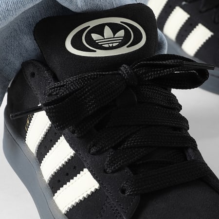 Adidas Originals - Baskets Femme Campus 00s W KK3558 Core Black Cream White Gold Metallic