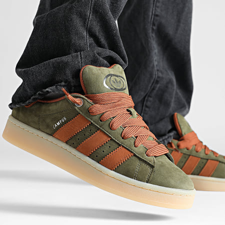 Adidas Originals - Zapatillas Campus 00s IH4098 Focus Olive Dusty Brown Gum 3