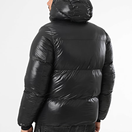 KZR - Plumífero con capucha 200 Negro