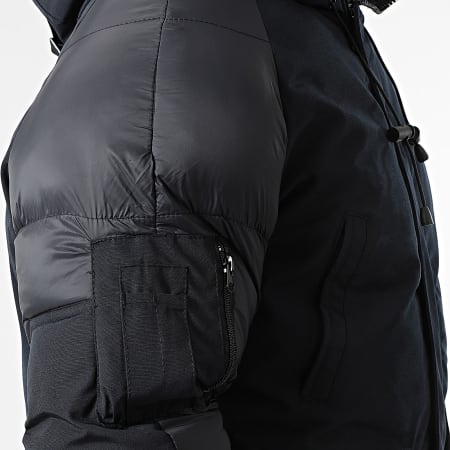 KZR - Doudoune Capuche 199 Bleu Marine