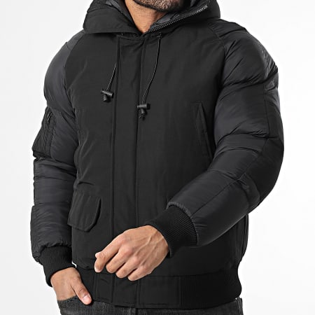 KZR - Doudoune Capuche 199 Noir