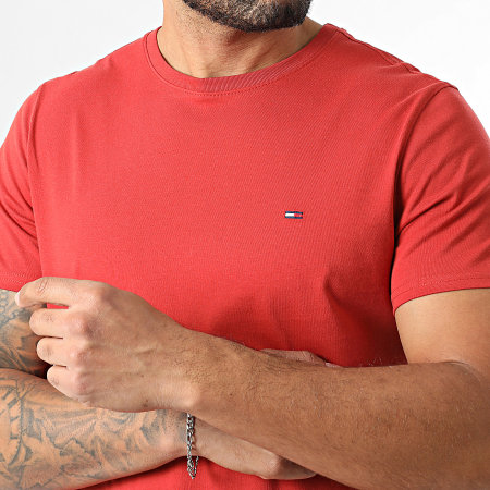 Tommy Jeans - Tee Shirt Slim Jersey 4411 Rouge