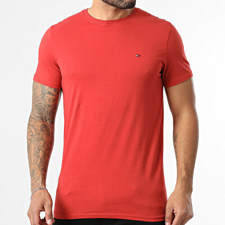 Tommy Jeans - Tee Shirt Slim Jersey 4411 Rouge