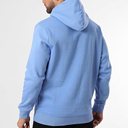 Tommy Jeans - Sweat Capuche Linear Logo 0746 Bleu