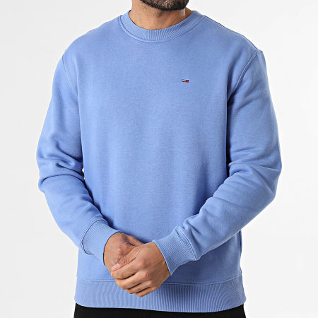Tommy Jeans - Sweat Crewneck Flag 0741 Bleu