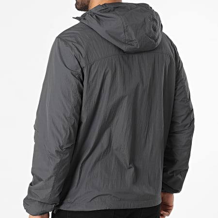 Tommy Jeans - Veste Capuche Zippée Fleece Chicago 2291 Gris Anthracite