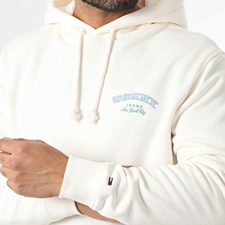 Tommy Jeans - Sweat Capuche Dollar Stack 2365 Beige Clair
