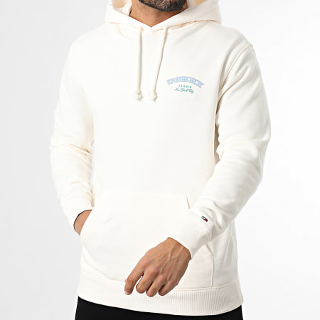 Tommy Jeans - Sweat Capuche Dollar Stack 2365 Beige Clair