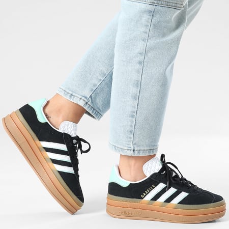 Adidas Originals - Baskets Femme Gazelle Bold J IH6456 Core Black Footwear White Gum 1