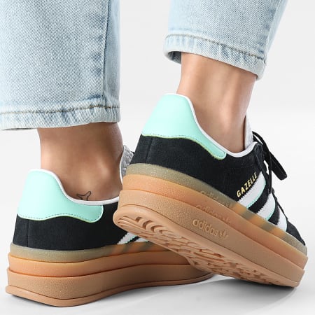 Adidas Originals - Baskets Femme Gazelle Bold J IH6456 Core Black Footwear White Gum 1