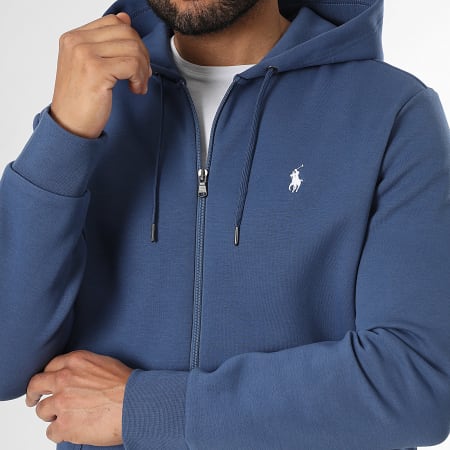 Polo Ralph Lauren - Sweat Zippé Capuche Original Player Bleu