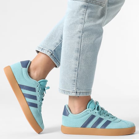 Adidas Performance - Zapatillas Mujer VL Court 3.0 K IH3949 Mint Ton Preloved In Silver Metallic