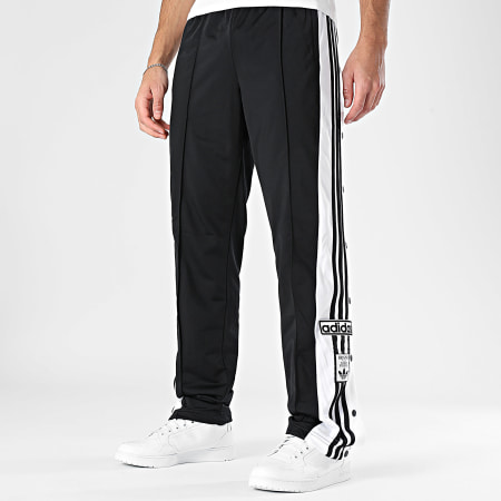 Adidas Originals - Calça Jogging A Listras Adibreak TP KD2932 Preto Branco