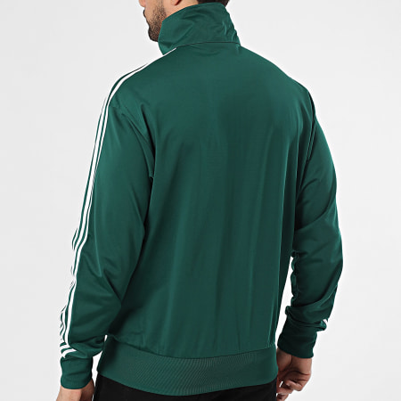 Adidas Originals - Veste Zippée A Bandes Firebird KD8314 Vert Foncé