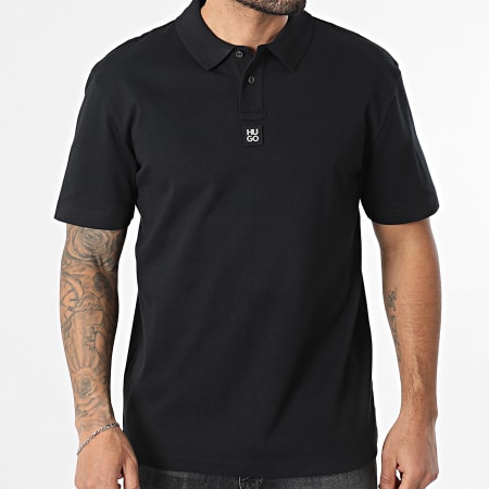 HUGO - Polo Manches Courtes Deabono 50517638 Noir