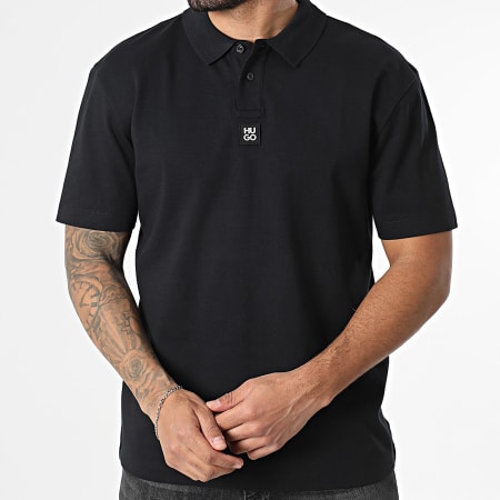 HUGO - Polo Manches Courtes Deabono 50517638 Noir