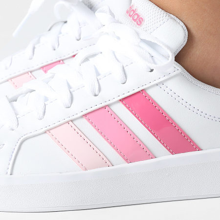 Adidas Performance - Zapatillas Mujer Lifestyle 3 Stripes Blanco Rosa