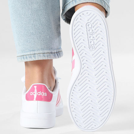 Adidas Performance - Zapatillas Mujer Lifestyle 3 Stripes Blanco Rosa