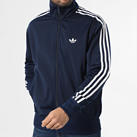 Adidas Originals - Zipped Jacket With Stripes Firebird KD8313 Navy
