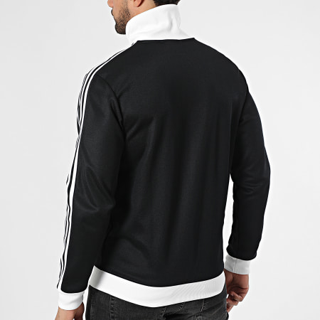 Adidas Originals - Veste Zippée A Bandes Beckenbauer KE3527 Noir Blanc