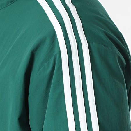 Adidas Originals - Veste Zippée A Bandes Firebird KC8018 Vert Blanc