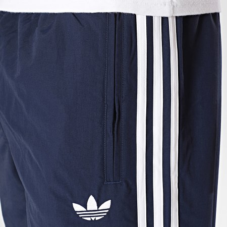 Adidas Originals - Pantalon Jogging A Bandes Firebird Woven KE1370 Bleu Marine Blanc