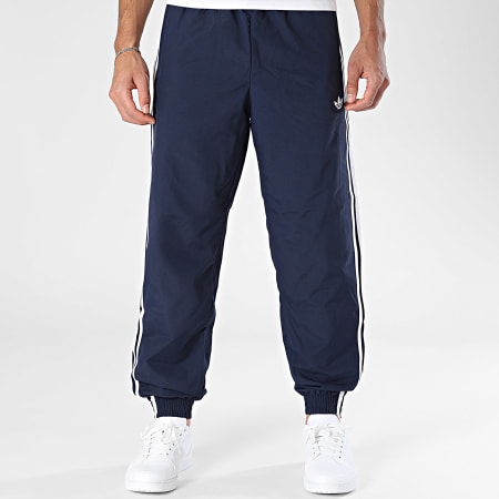 Adidas Originals - Pantalon Jogging A Bandes Firebird Woven KE1370 Bleu Marine Blanc