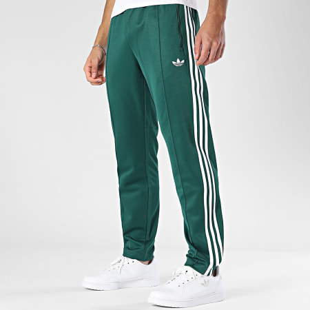 Adidas Originals - Pantalon Jogging A Bandes Classic TP KE1668 Vert Blanc