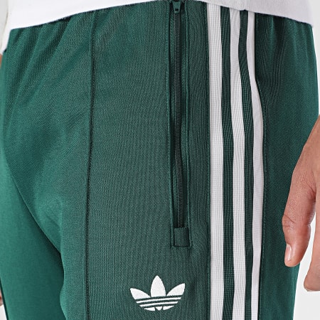 Adidas Originals - Pantalon Jogging A Bandes Classic TP KE1668 Vert Blanc