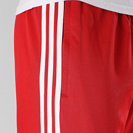 Adidas Originals - Pantalon Jogging A Bandes KE3515 Rouge Blanc