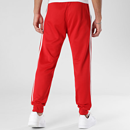 Adidas Originals - Pantalon Jogging A Bandes KE3515 Rouge Blanc