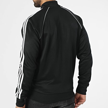 Adidas Originals - Chaqueta Con Cremallera A Rayas KE3512 Negra
