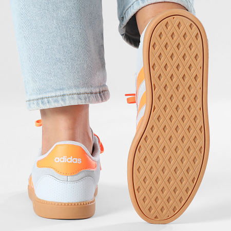 Adidas Sportswear - Women's Sneakers Breaknet Sleek IH1373 Halo Blue Lucid  Orange Gum 10 - Ryses
