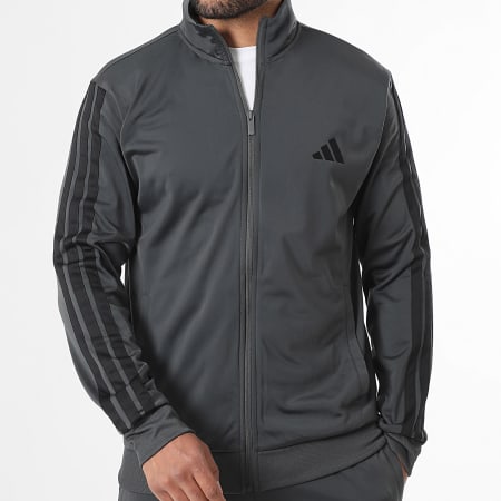Adidas Sportswear - Ensemble De Survetement 3 Stripes KC1355Gris Anthracite